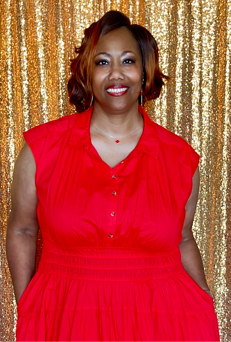 Dainty Red Clover Charm Gold Dipped Necklace