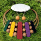 “Eden” Multicolor Wooden Mesh Choker Necklace Set