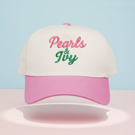 Pearls and Ivy Sorority Baseball Cap