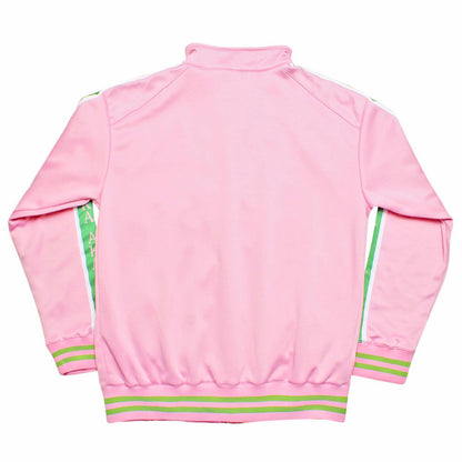 AKA Greek Apparel XL Pink Zip Up Track Jacket