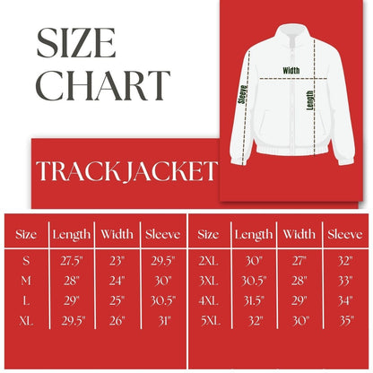 DST Greek Apparel Medium Red Windbreaker Jacket